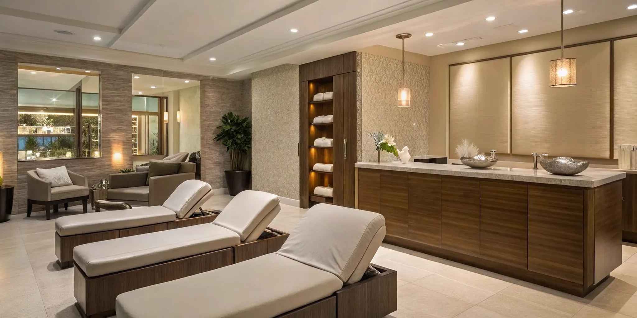 A modern wellness salon franchise interior, a guide for potential investors.